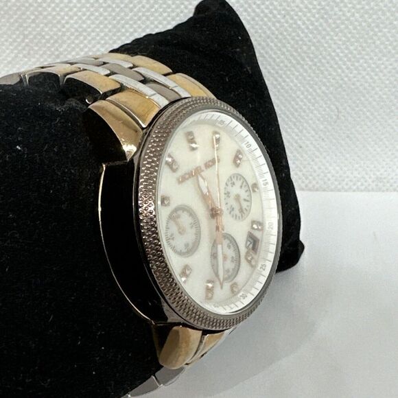 Michael Kors Ritz MK5642 Women Tri-Tone Stainless Steel Analog Dial Watch NUL60 main image 6